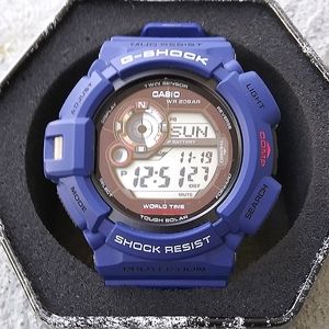 Casio G-Shock GW9300 Customized Blue Mudmaster Men's Solar Powered Watch